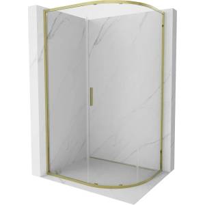 Mexen Exo-S полукръгла асиметрична плъзгаща се душ кабина 120 x 80 см, (8131-120-080-50-00)