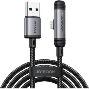 JOYROOM S-A56 EnjoyX Series 90° USB-A - Lightning 3A кабел 1, 2 м - чер (S-A56)