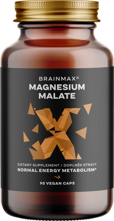 BrainMax Magnesium Malate 90 растителни капсули