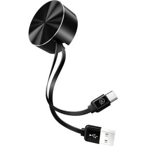 USAMS Kabel zwijany U-Bin кабел 1m, черен (Usa000112)