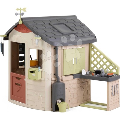 Smoby Domček s kuchynkou pre šéfkuchára Mud Cooking House Life s pracovným pultom