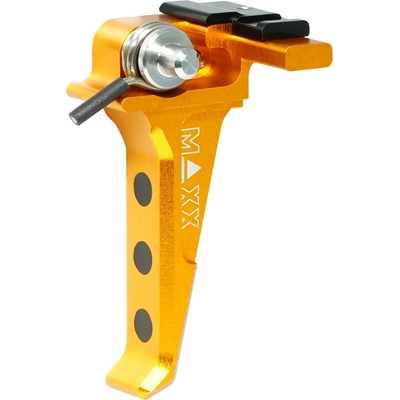 Maxx Hliníková CNC Advanced SPEED spoušť pro EVO TYPE E, žlutá