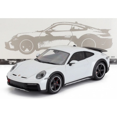 Minichamps Porsche 911 992 Dakar Coupe 2022 Bílá 1:18