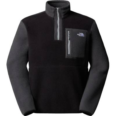 The North Face Мъжки поларен пуловер The North Face Yumiori 1/4 Zip Fleece jumper - TNF Black / Asphalt Grey / Monument Grey - размер XL (005-5404-1015)