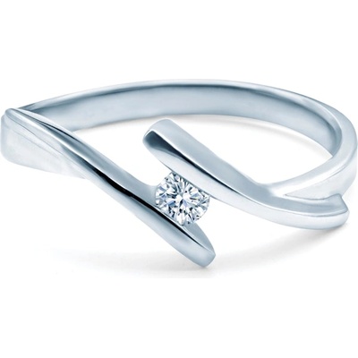 SAVICKI Годежен пръстен savicki: бяло злато, диамант