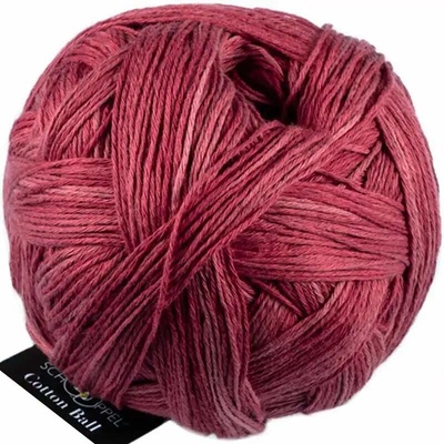 Schoppel Wolle Cotton ball 2273 Ziegelrot