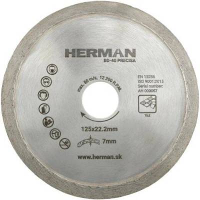 Herman Diamantový kotouč 125 mm 14010103