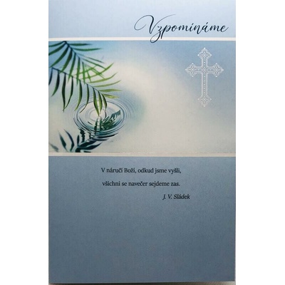 Kondolence "H" s obálkou - Vzpomínáme