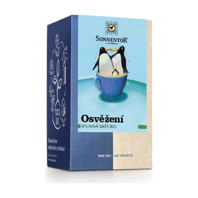Sonnentor Čaj Osvěžení porcovaný dvoukomorový 21 g