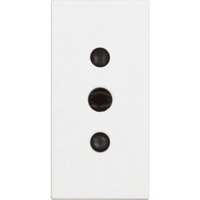 BTicino RW4113 Гнездо 2P + E 10A 250 Va. c. , тип контакти на земната повърхност, 1M, бял Classia - RW4113 (RW4113)