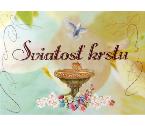Sviatosť krstu