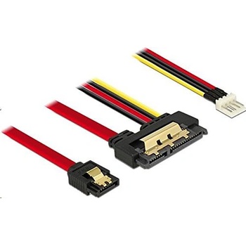 Delock Кабел Delock, SATA / 6 Gb/s / 7-пинов / мъжки - SATA / 22-пинов, 30 см (85232)
