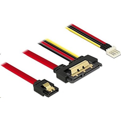 Delock Кабел Delock, SATA / 6 Gb/s / 7-пинов / мъжки - SATA / 22-пинов, 30 см (85232)