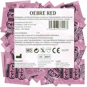 Oebre Bulk-Pack: CLUB-Condom Red, 100 condoms