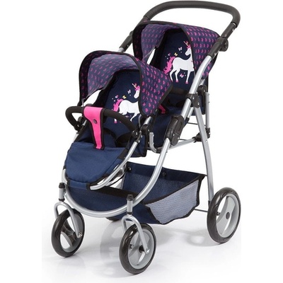 Bayer Design Twin Jogger ružový/modrý
