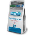 Farmina Vet Life Hypoallergenic Pork Potato - Пълноценна диетична храна за котки за намаляване на непоносимостта към някои съставки и хранителни вещества - 1, 5 кг, Италия - PVN0150001