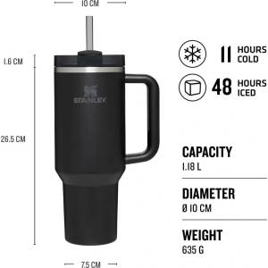 STANLEY Чаша за пътуване STANLEY Quencher H2. O FlowState 1.18L / 40oz (10-10824-399)