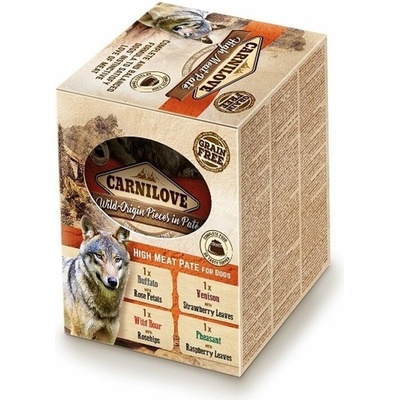 Carnilove Dog Pouch Paté Multipack 4 x 300g