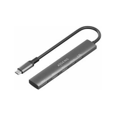 AISENS USB извод Aisens USB-C DOCK 5 EN 1 GRIS Сив 100 W