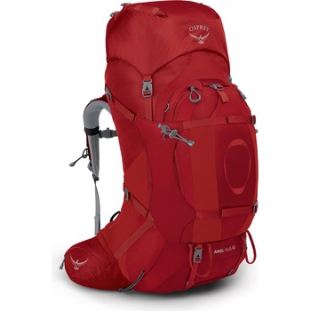 Osprey Ariel Plus 60l červený