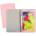 Sentio Case Book Cover for Turbo-X Rainbow III 8" 3G Pink