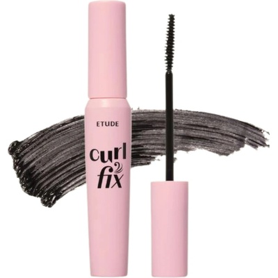ETUDE Curl Fix Mascara vodeodolná riasenka pre objem a natočenie mihalnic 01 Black 8 g