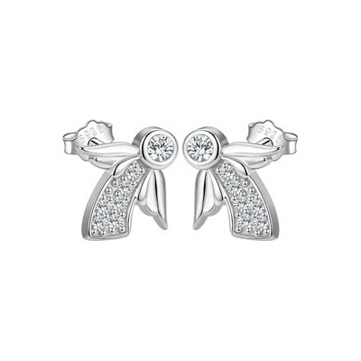 Nubis stříbrné náušnice andílci NB-3991