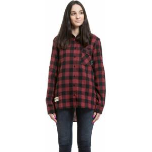 Meatfly дамска риза Courtney Black / Bordo Meatfly | Cheren | ЖЕНИ | XS