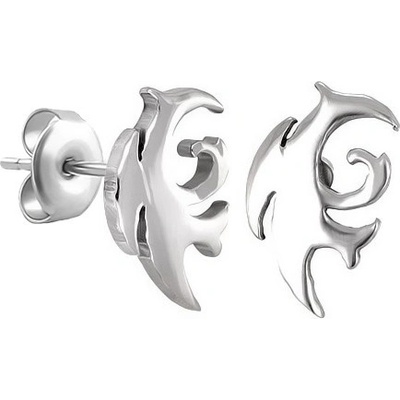 Šperky eshop chirurgická ocel tribal motiv stříbrný odstín puzetky SP92.23