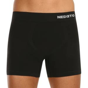 Nedeto Мъжки безшевни бамбукови боксерки Nedeto черни Nedeto | Cheren | МЪЖЕ | M