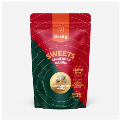 GRIZLY Sweets Zmes na vanilkové rožteky bezlepkové 440 g