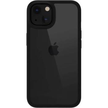SwitchEasy AERO Plus Case - хибриден удароустойчив кейс с MagSafe за iPhone 13 (черен-прозрачен)