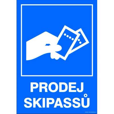 RAFO Samolepka Prodej skipassů, A4