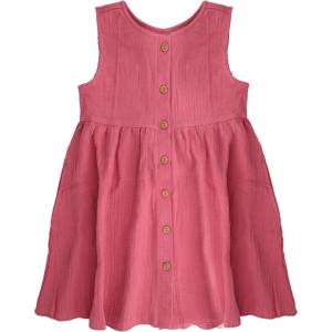maximo Детска рокля Maximo Kids' Mini Girls' Embroidered Muslin Dress - Foxglove - размер 134/140 (701-4485-0313)