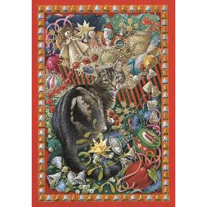 Grafika Art Puzzle - Puzzle Octopussy with Christmas Decoration - 1 000 piese