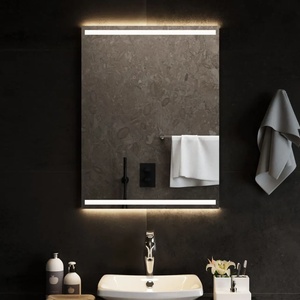 vidaXL LED огледало за баня, 60x80 см (3154066)
