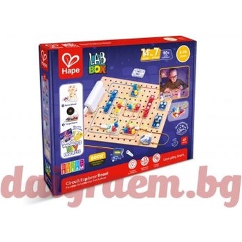 Hape Образователен комплект LabBox, Изследване на вериги, Boost ниво, 47 части, HAPE E5203 (H5203)