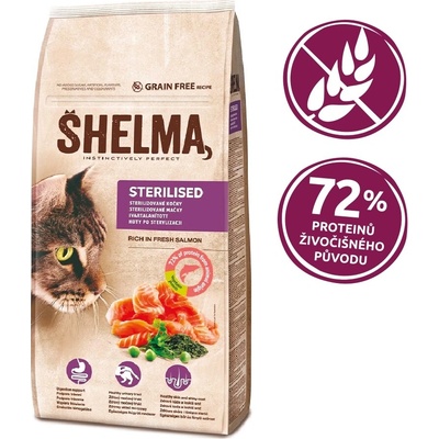 Shelma Sterilised Grain Free Salmon 8 kg