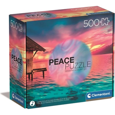 Clementoni - Puzzle Peace Collection Living The Present - 500 piese