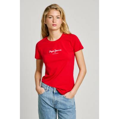 Pepe Jeans New Virginia Ss N červená
