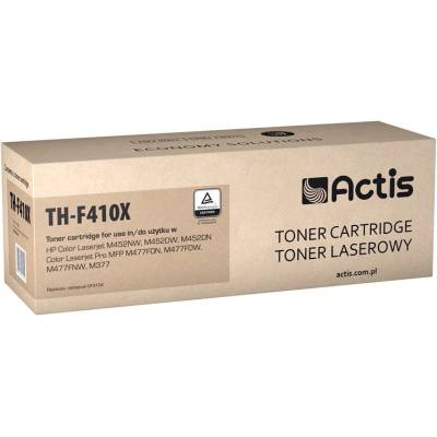 Compatible Тонер Actis TH-F410X (заместител за HP 410X CF410X, стандартен, 6500 страници, черен) (TH-F410X)