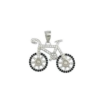 Infinitysilver Stříbrný přívěsek kolo se zirkony L446448