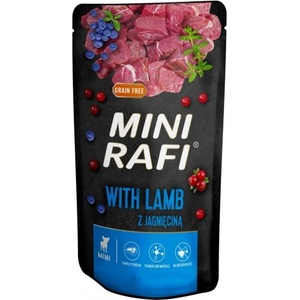 Dolina Noteci RAFI Adult MINI LAMB - пауч за кучета от малки породи, с агнешко, 150 гр - Полша 12801121