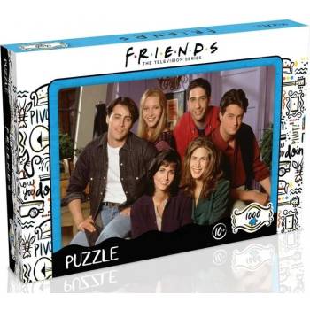Winning Moves Пъзел Winning Moves - Приятели, Апартаментът, 1000 части (WM01040)