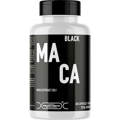SizeAndSymmetry Black Maca Extract 20:1 60 kapslí