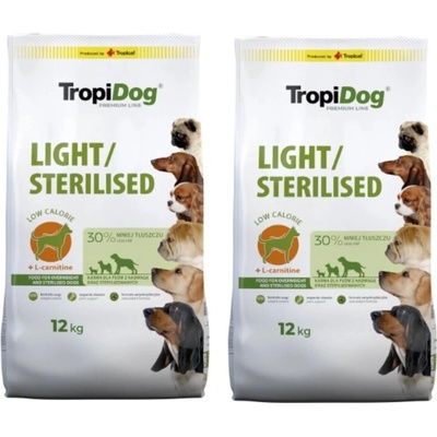 Tropidog Premium light sterilized 2 x 12 kg