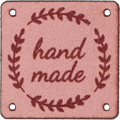 Štítok štvorec ružový 3 x 3 cm