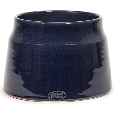 Serax Glazed Shades Кашпа 25 см, тъмносин (B9120013)