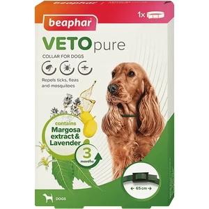 Beaphar Veto Pure Bio Band репелентен противопаразитен нашийник за кучета 65cm