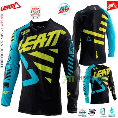 Leatt GPX 5.5 UltraWeld čierno-limetkový